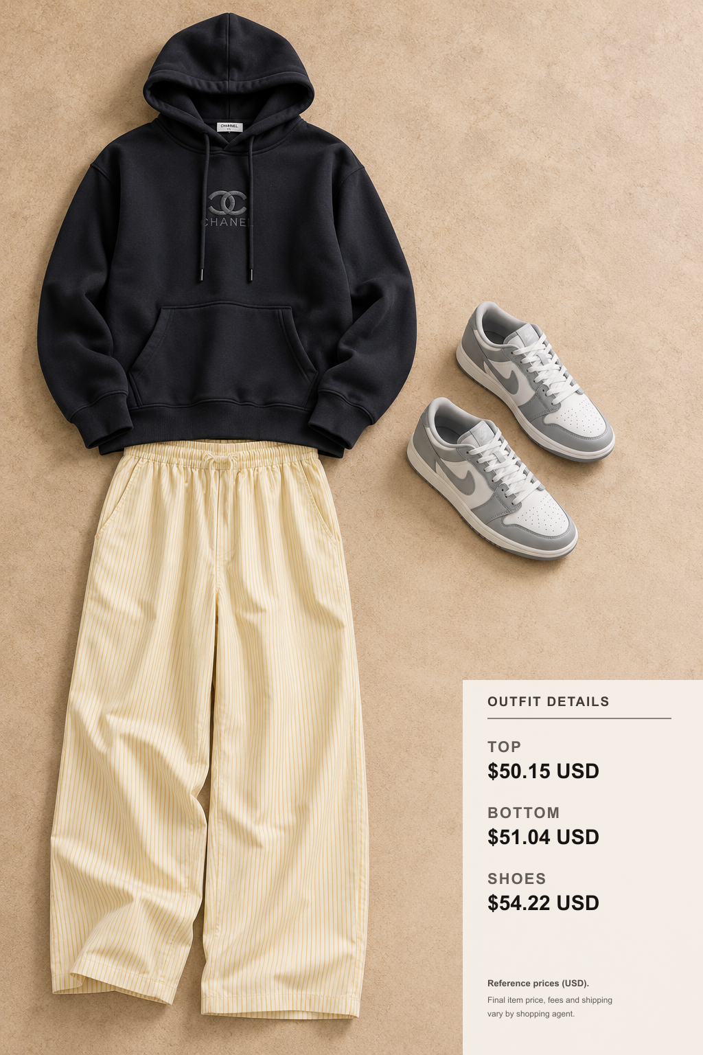 Nike Hoodie and Wide-Leg Pants: Avoid Looking Shorter