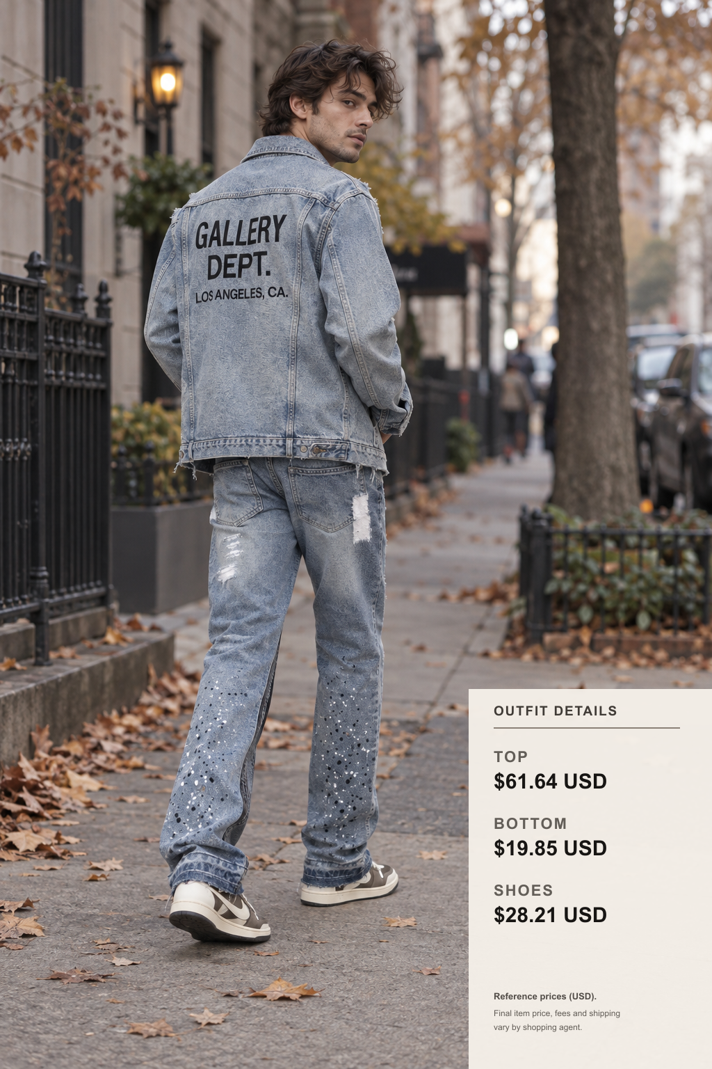 Gallery Dept Hoodie Fall Layering Guide outfit 1 full-body street style for fashionreps