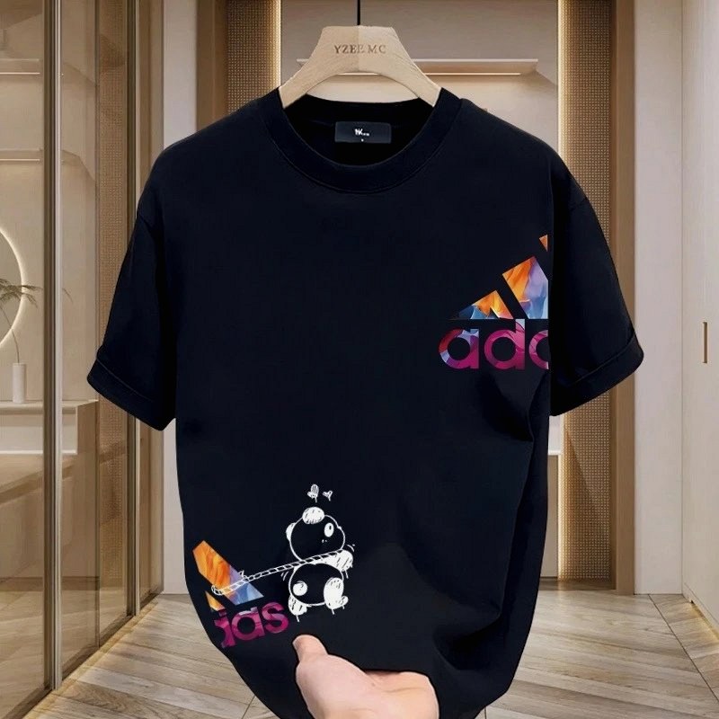 Adidas Black T-Shirt in Casual Streetwear Style Review: A Light Cotton Tee and a Branding Question