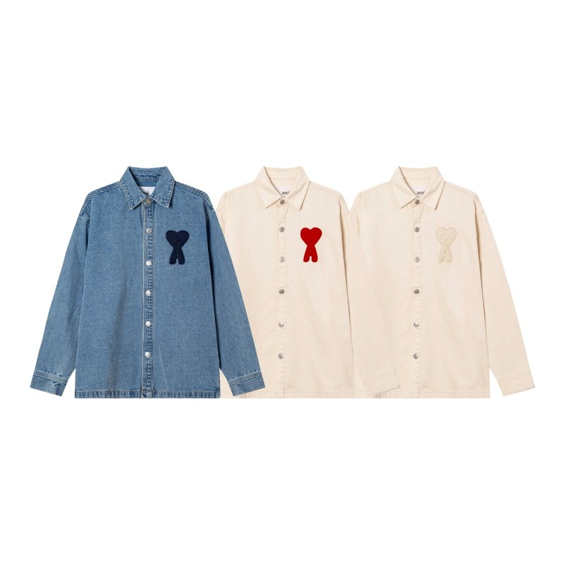 Ami Paris Heart-Embroidered Denim Shirt: Fit, Denim Weight and What One Wash Changed