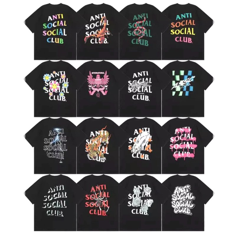 Anti Social Social Club Multicolor T-Shirt Collection Review: Measured 230gsm Raglan Tees