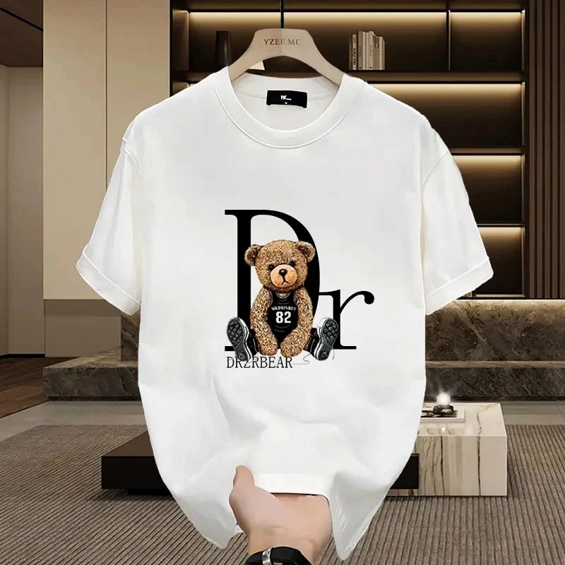 Dior Bear Graphic White T-Shirt Review: Bench Measurements, Wash Test, Fit Notes