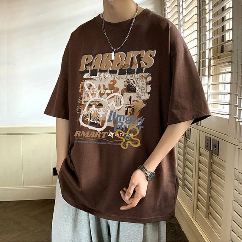 Foreign Trade Brown T-Shirt Review: Bench Numbers on a $5.97 Loose Cotton Crew Neck