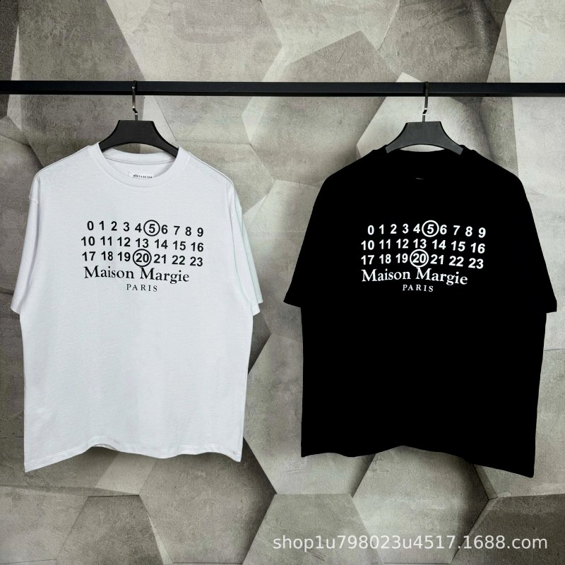 MM6 Numeric Print Tee, Bench-Tested: 268 g of Combed Cotton and a Size Chart Worth Double-Checking