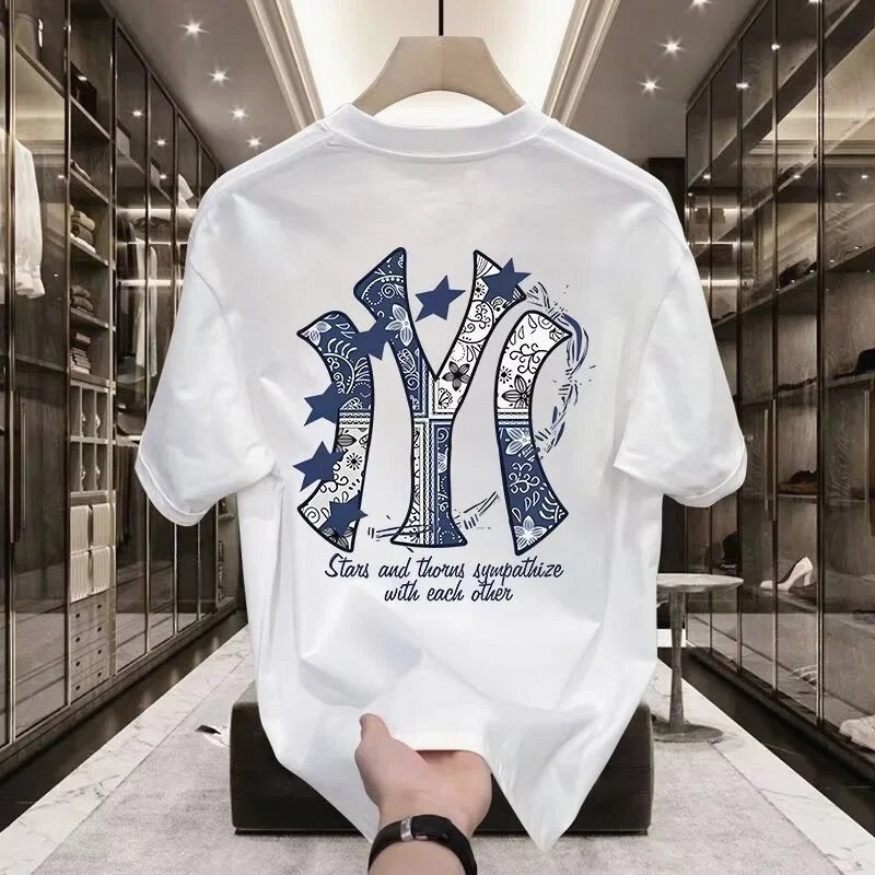 MLB Blue Printed Streetwear T-Shirt—Special Offer Review: The Blue Back Print Is the Whole Product, and We Measured Around It