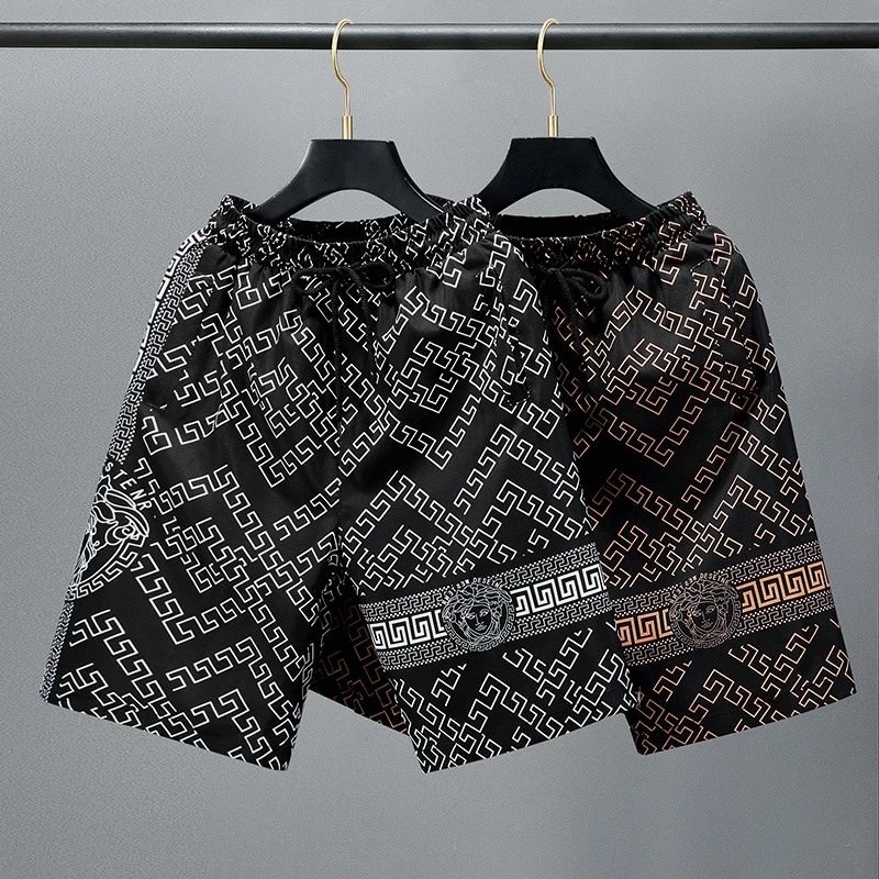 Versace Black Shorts Review: A No-Stretch Polyester Five-Point That Runs a Full Size Small